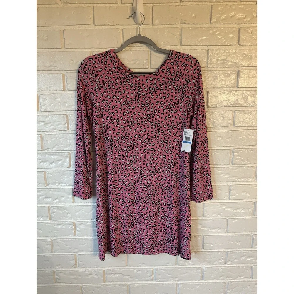 Jessica Simpson Girls XL | Hot Pink Leopard Mini Dress | NWT Y2K Back Bow Cutout
